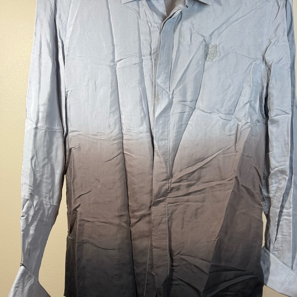 Kenzo Light Gray Button-Up Shirt - Picture 2 of 10